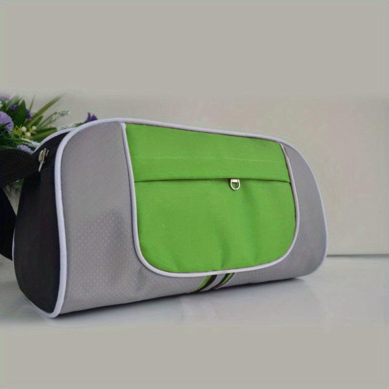 Large Capacity Zipper Shoulder Bag Adjustable Strap Outdoor Sports Crossbody Bag