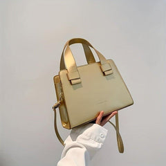 Minimalist Solid Square Bag All Match Satchel Bag