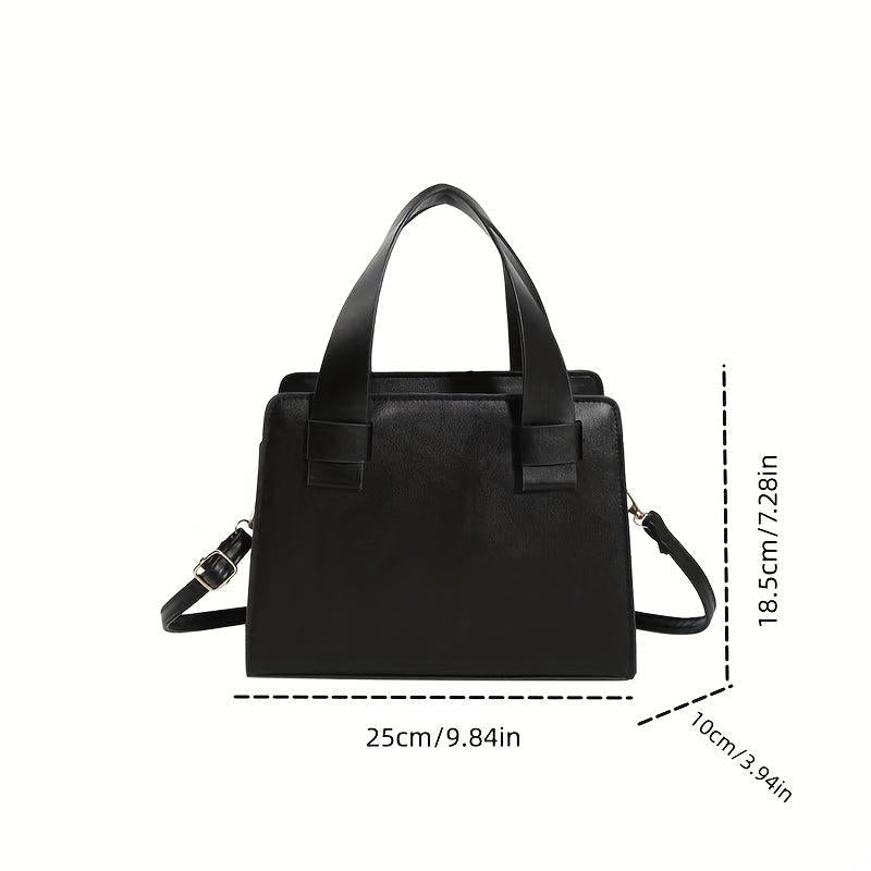 Minimalist Solid Square Bag All Match Satchel Bag