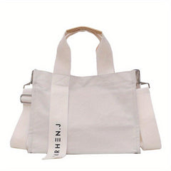 Canvas Crossbody Bag Large Capacity Tote Bag Casual Handbag