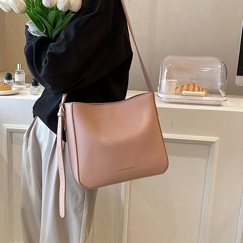 Stylish Shoulder Bag PU Leather Crossbody Bag Large Capacity