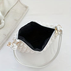 Minimalist Ruched Shoulder Bag