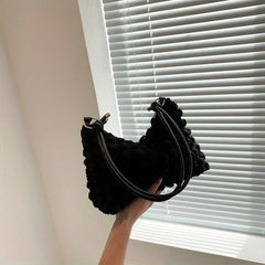 Minimalist Ruched Shoulder Bag