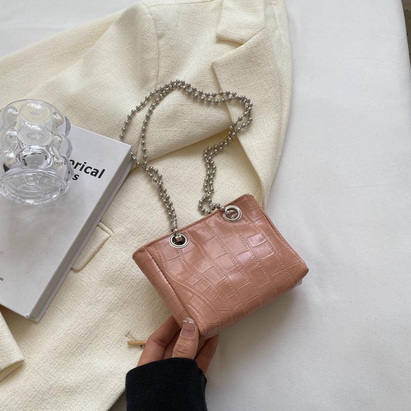 Crocodile Pattern Small Bag Shoulder Chain Purse