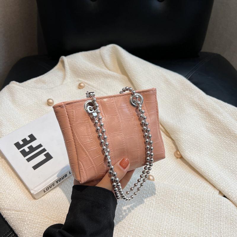 Crocodile Pattern Small Bag Shoulder Chain Purse
