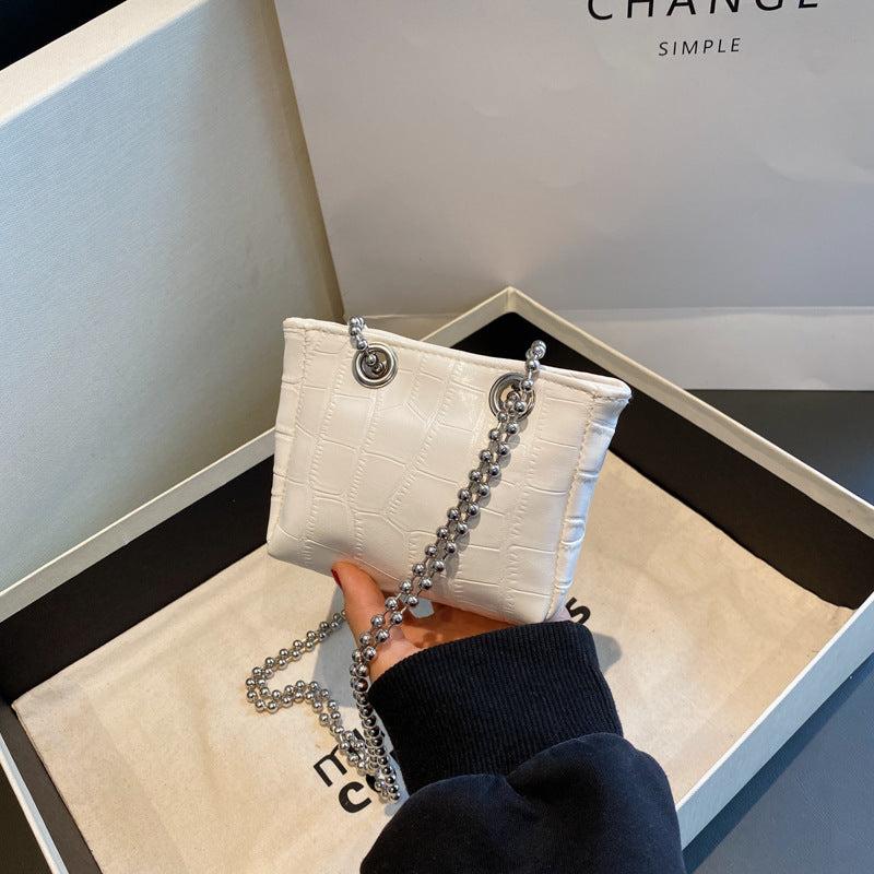 Crocodile Pattern Small Bag Shoulder Chain Purse