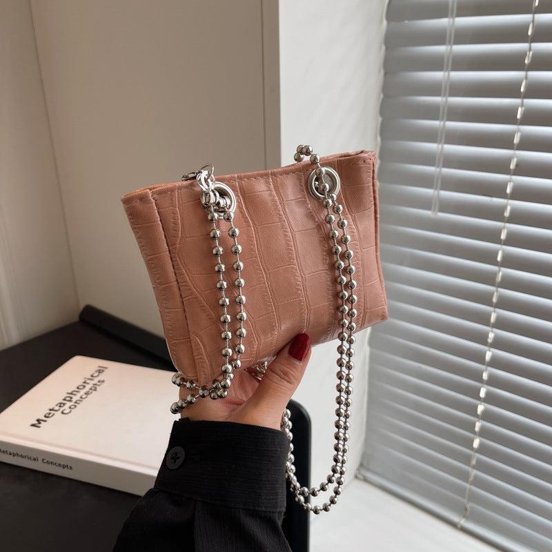 Crocodile Pattern Small Bag Shoulder Chain Purse