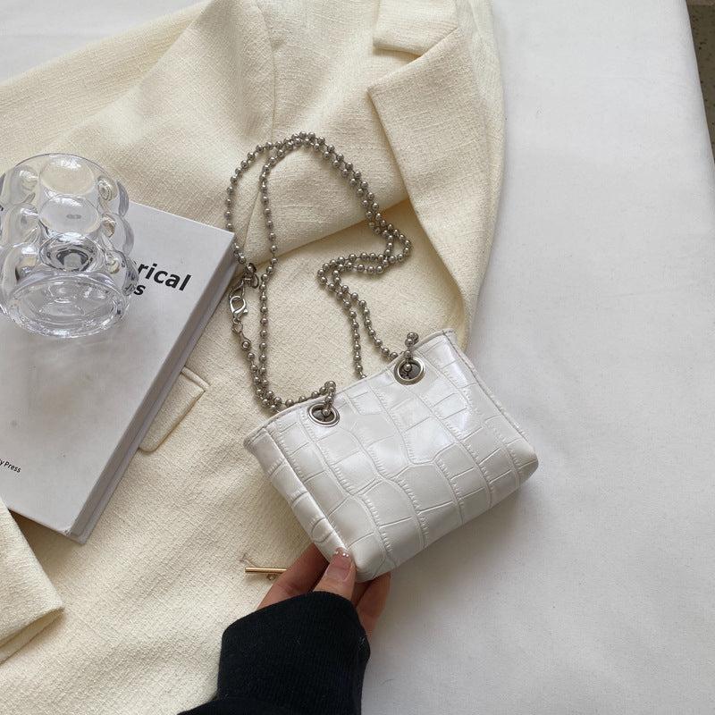 Crocodile Pattern Small Bag Shoulder Chain Purse
