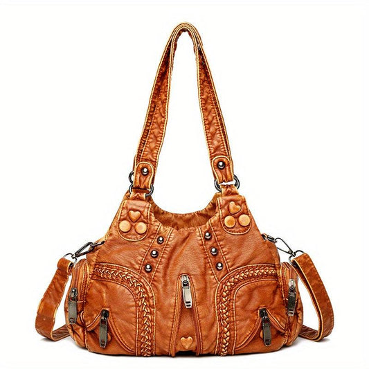 Retro Messenger Crossbody Bag Women's Hobo Handbag