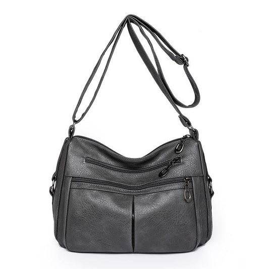 Vintage Style Shoulder Bag for Women, Vegan Leather Crossbody Purse