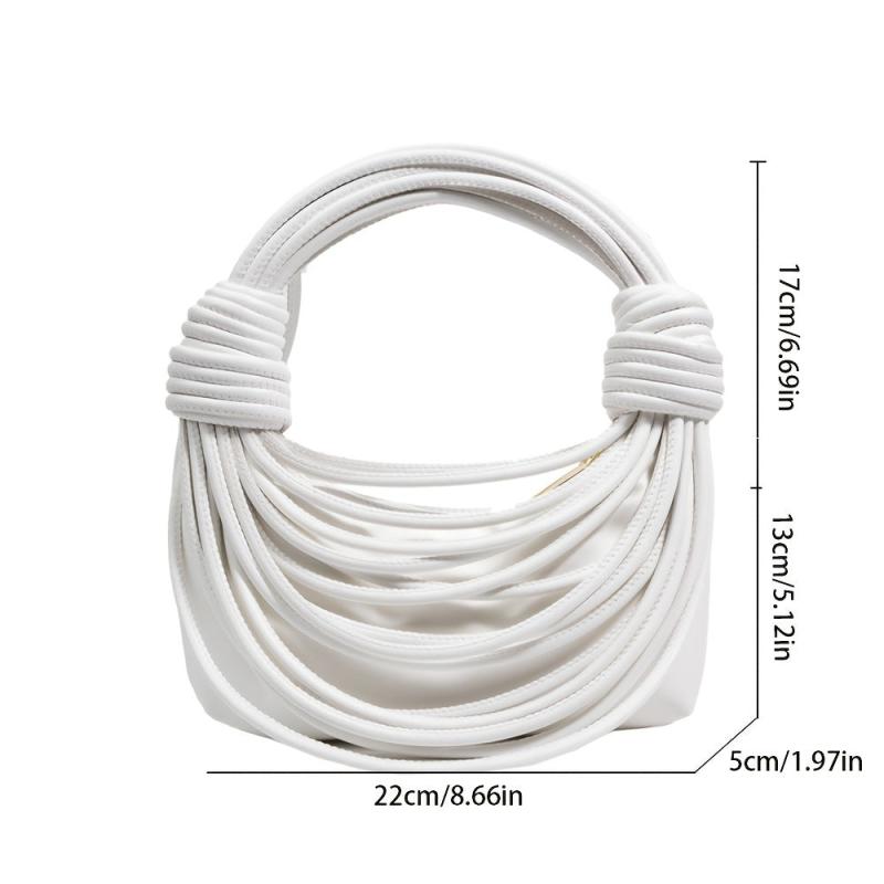 Braided Knotted Hobo Bag Small Handbag Crossbody Bag