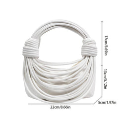 Braided Knotted Hobo Bag Small Handbag Crossbody Bag