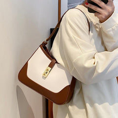 Women's Minimalist Shoulder Bag PU Leather Handbag