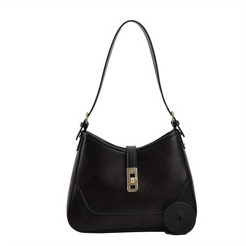 Women's Minimalist Shoulder Bag PU Leather Handbag