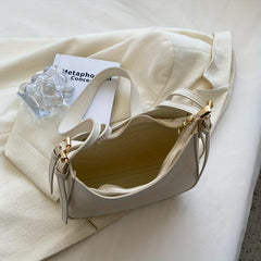 Minimalist Crossbody Bag Women's Faux Leather Purse