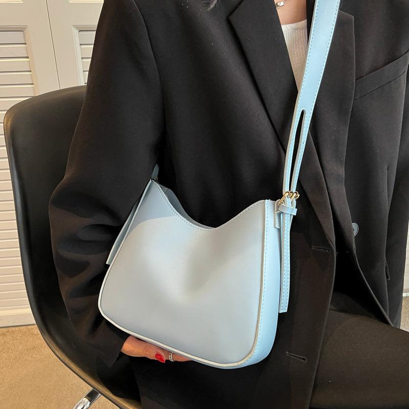 Minimalist Crossbody Bag Women's Faux Leather Purse