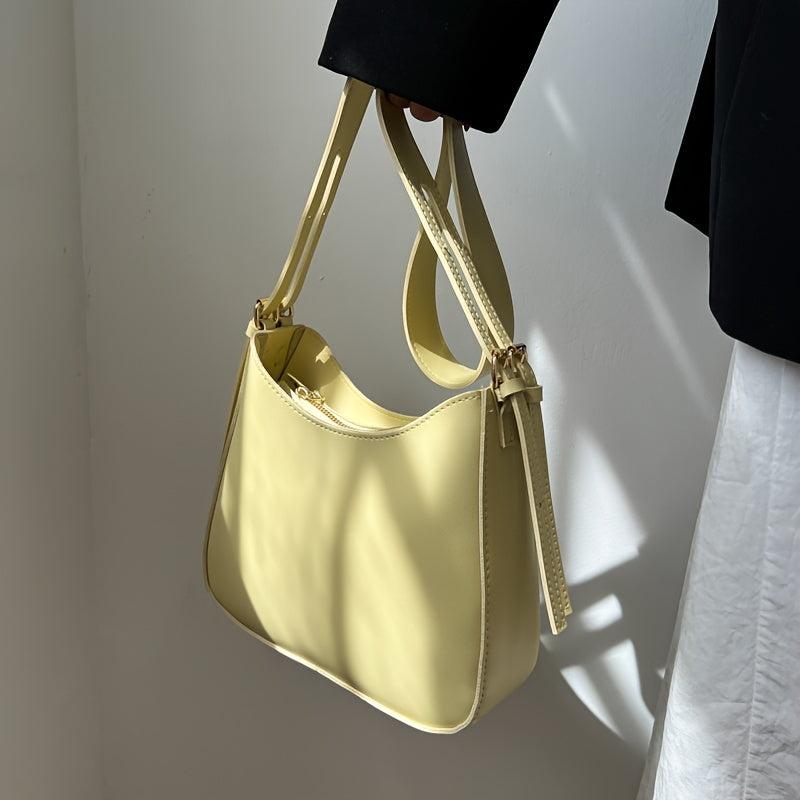 Minimalist Crossbody Bag Women's Faux Leather Purse