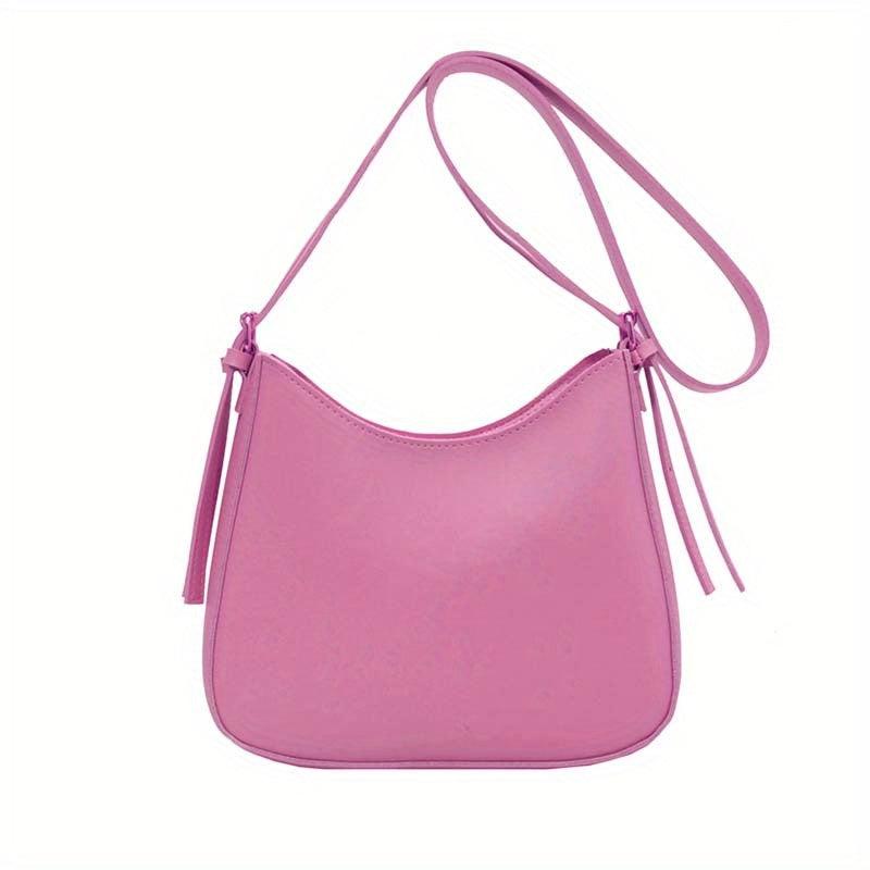 Minimalist Crossbody Bag Women's Faux Leather Purse