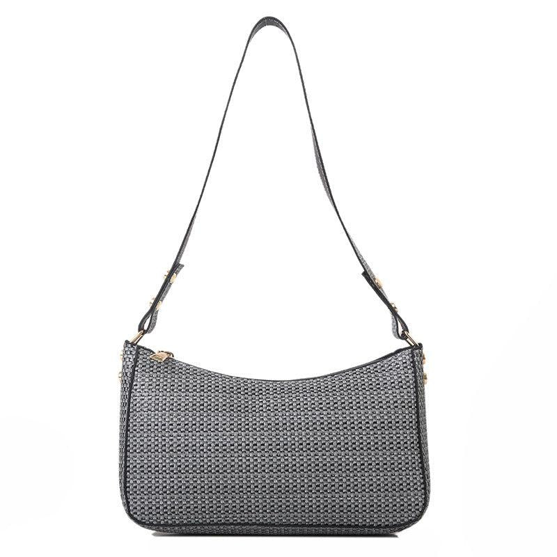 Vintage Crescent Shoulder Bag Retro Underarm Bag