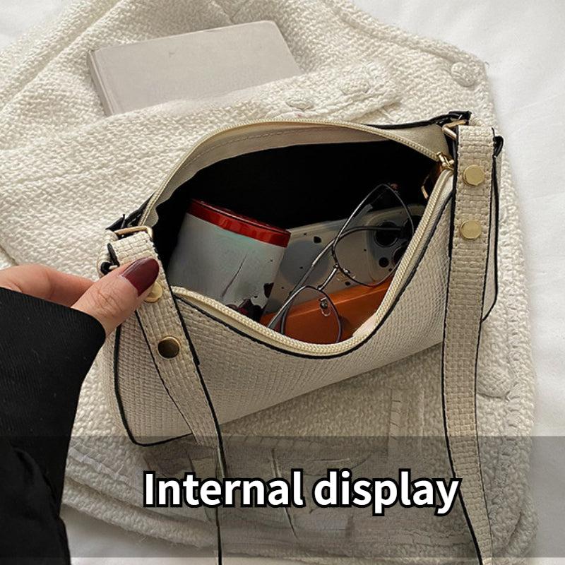 Vintage Crescent Shoulder Bag Retro Underarm Bag