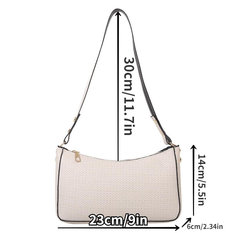 Vintage Crescent Shoulder Bag Retro Underarm Bag
