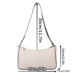 Vintage Crescent Shoulder Bag Retro Underarm Bag