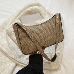 Vintage Crescent Shoulder Bag Retro Underarm Bag