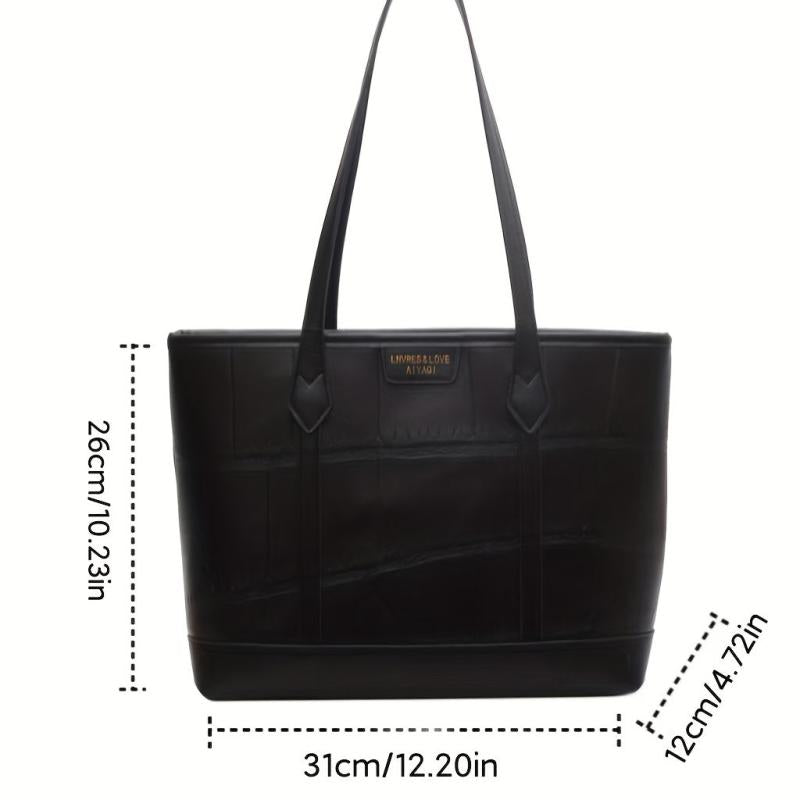 Large Capacity Shoulder Bag All Match Classic Work Bag