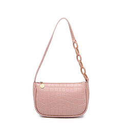 Faux Crocodile Embossed Underarm Bag Women's Shoulder Bag