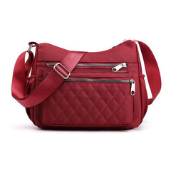 Quilted Nylon Crossbody Bag Shoulder Phone Bag Women's Handbag Purse