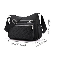 Quilted Nylon Crossbody Bag Shoulder Phone Bag Women's Handbag Purse