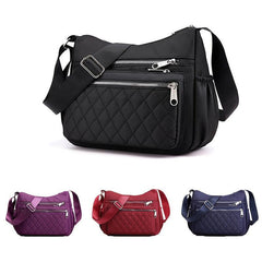 Quilted Nylon Crossbody Bag Shoulder Phone Bag Women's Handbag Purse