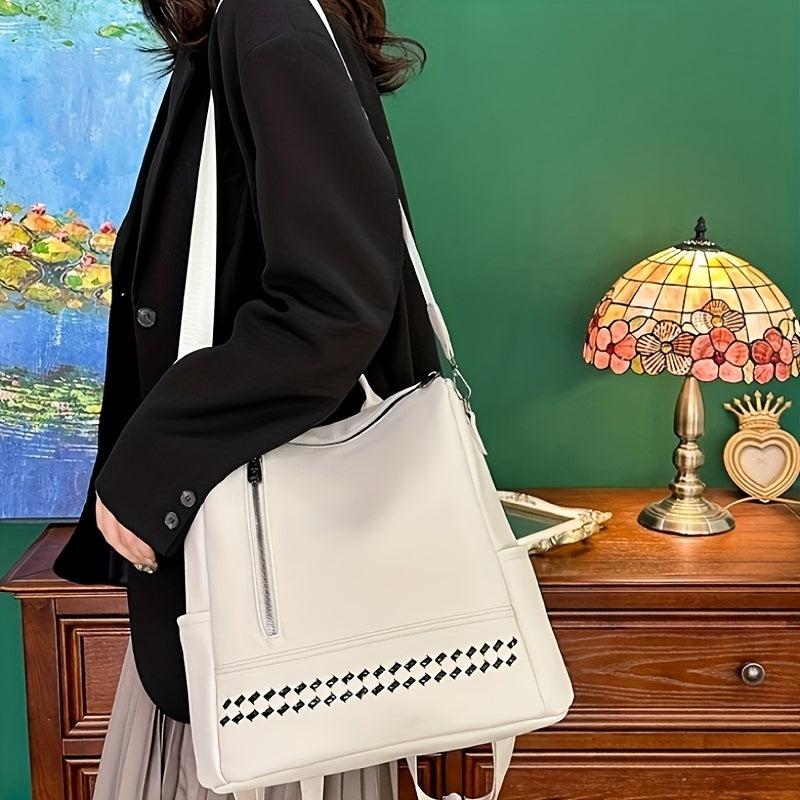 Convertible Backpack Purse Preppy Daypack Women's School & Travel Bag