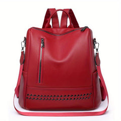 Convertible Backpack Purse Preppy Daypack Women's School & Travel Bag