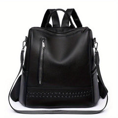 Convertible Backpack Purse Preppy Daypack Women's School & Travel Bag