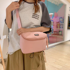 Large Capacity Canvas Crossbody Bag Women's Shoulder Handbag