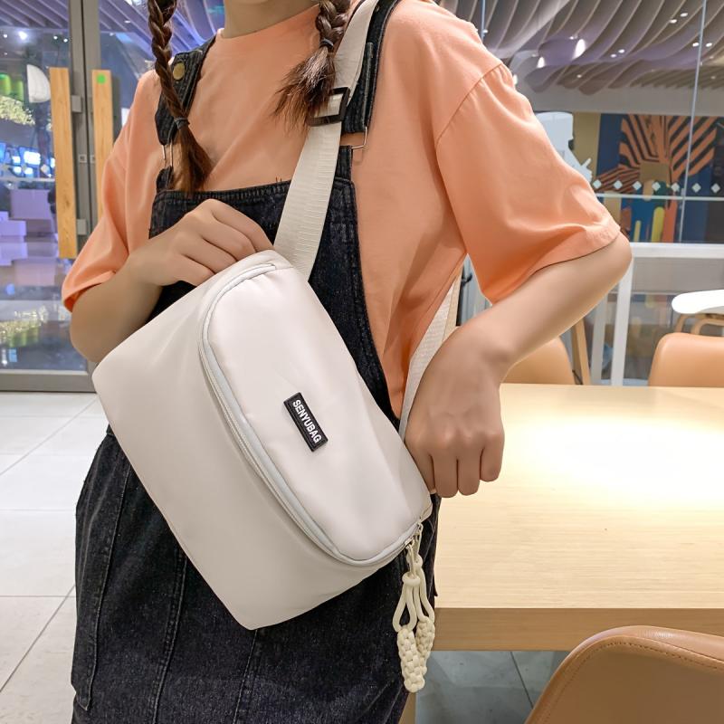 Large Capacity Canvas Crossbody Bag Women's Shoulder Handbag