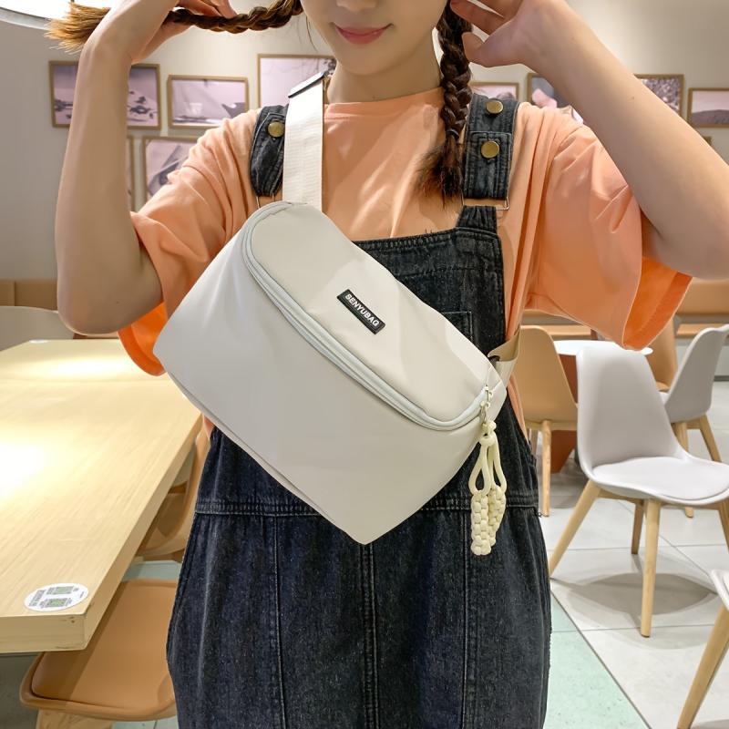 Large Capacity Canvas Crossbody Bag Women's Shoulder Handbag