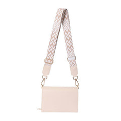 Solid Shoulder Bag Crossbody Bag Geometric Pattern Strap