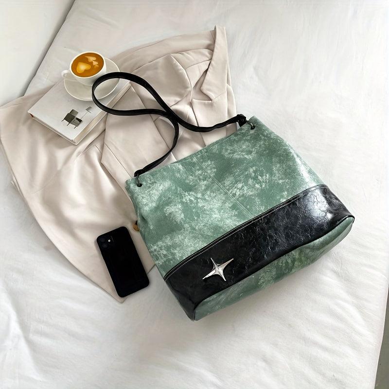 Vintage Matching Tote Bag w/ Detachable Shoulder Strap