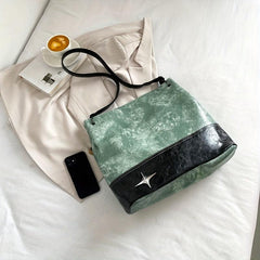Vintage Matching Tote Bag w/ Detachable Shoulder Strap