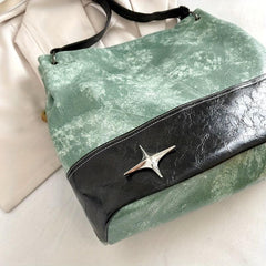 Vintage Matching Tote Bag w/ Detachable Shoulder Strap