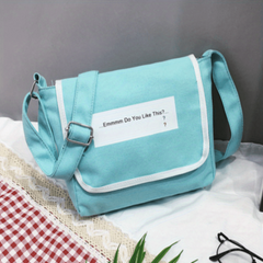 Casual Colorblock Messenger Shoulder Bag All Match Flap Crossbody Bag