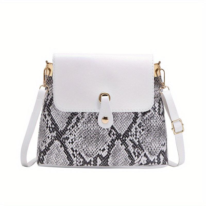 Pink Underarm Bag Solid PU Leather Shoulder Bag With Silk Scarf