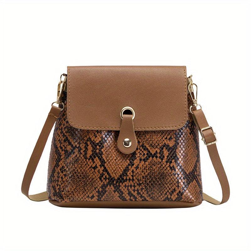 Pink Underarm Bag Solid PU Leather Shoulder Bag With Silk Scarf