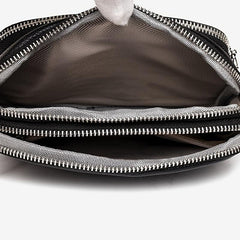 Leather Crossbody Bag Square Shoulder Bag Women's Casual Handbag