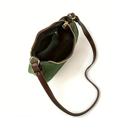 Vintage Crescent Shoulder Bag Argyle Embossed Hobo Purse