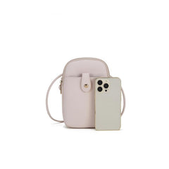 Solid Shoulder Bag Casual All Match Zipper Coin Purse Portable