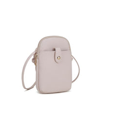 Solid Shoulder Bag Casual All Match Zipper Coin Purse Portable