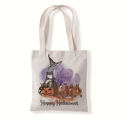 Large Capacity Halloween Pattern Shoulder Bag All Match Storage